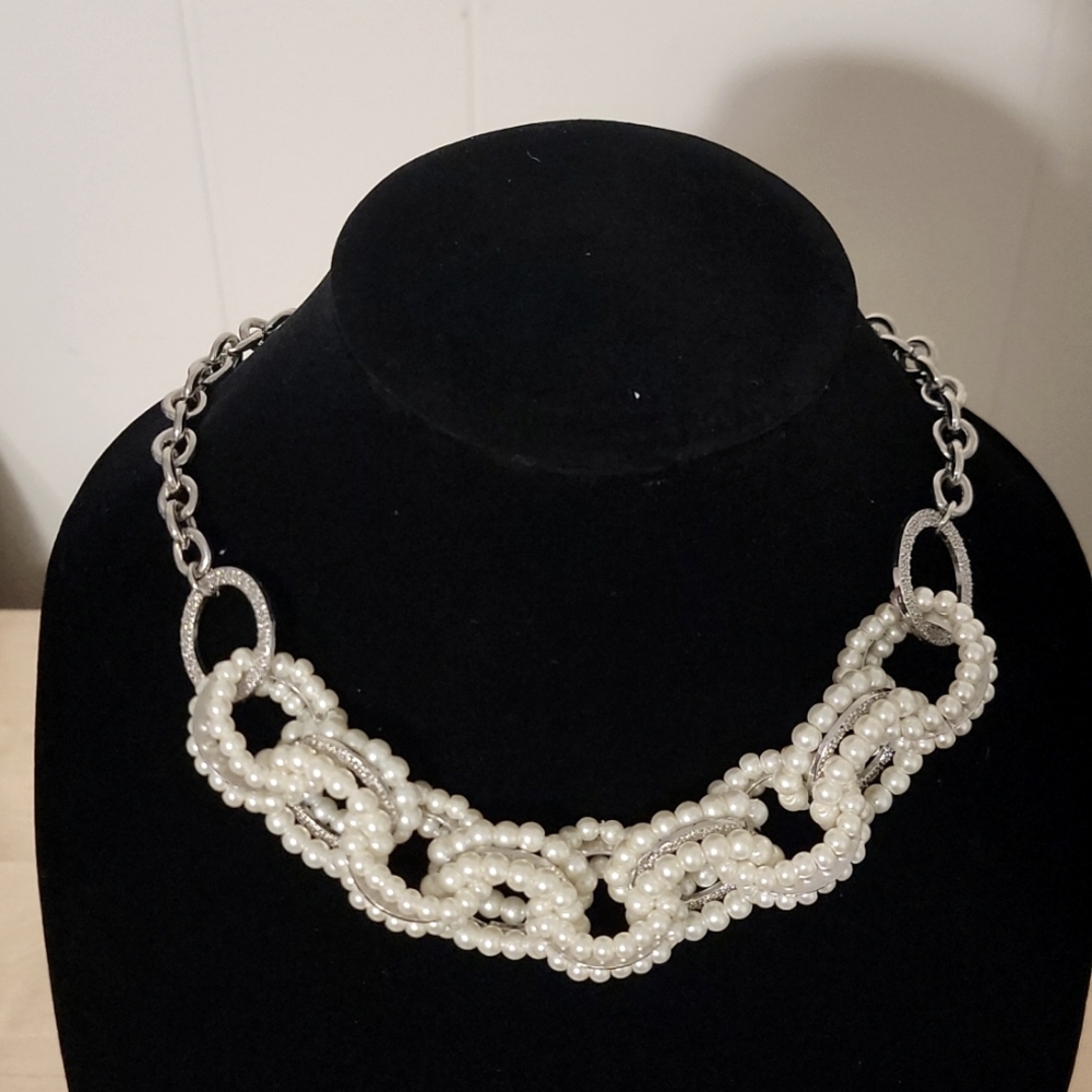 Pearl and Silver costume jewelry